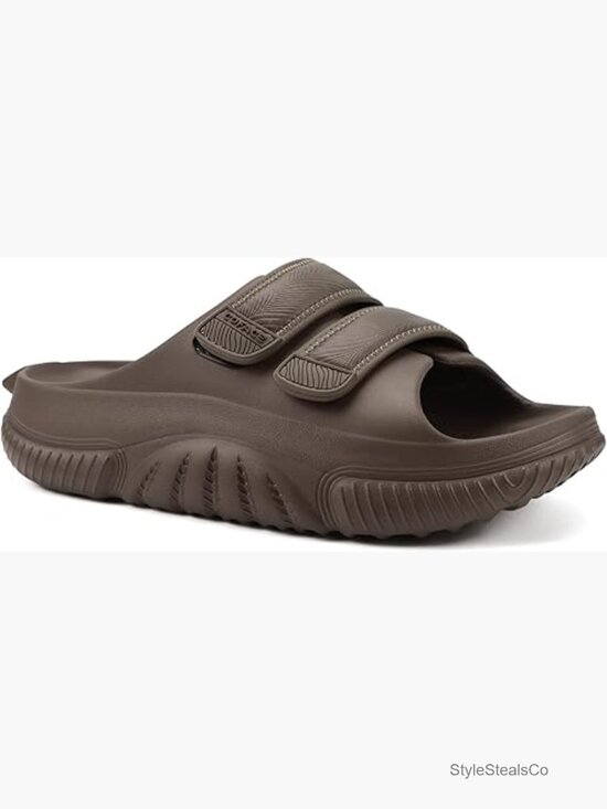 Mens Recovery Sandals Orthopedic Slides Cushioned Plantar Fasciitis Comfort main image 2